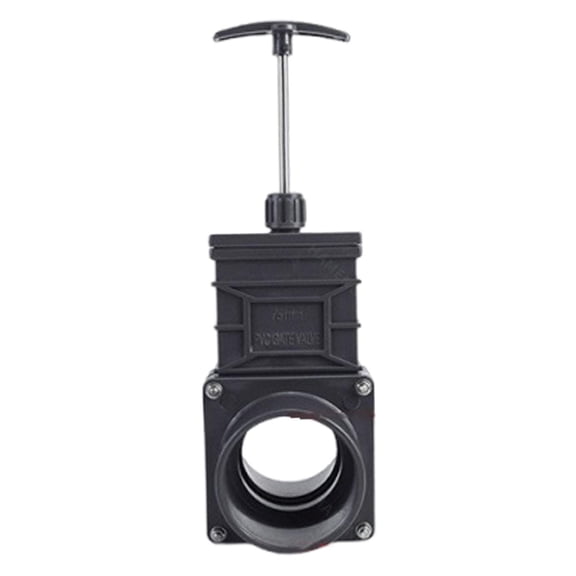 Dualoai Upvc Gate Valve Easy Installation Practical Premium Water Sewage Drain Valve DN65