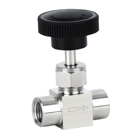 Dualoai Valve Internal Thread Hardware for Instrument Premium Regulating Valve Heavy Duty 304 Stainless Steel for Control G0.375
