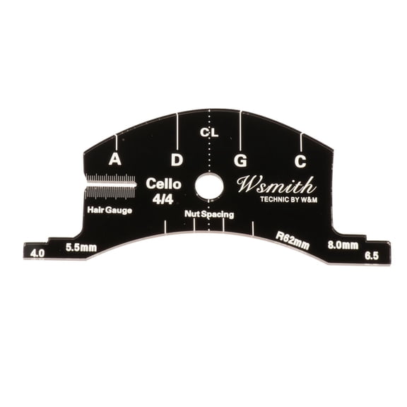 Dualoai Violin Bridge Multifunctional Mold Template Repair Tool 4-4 Cello