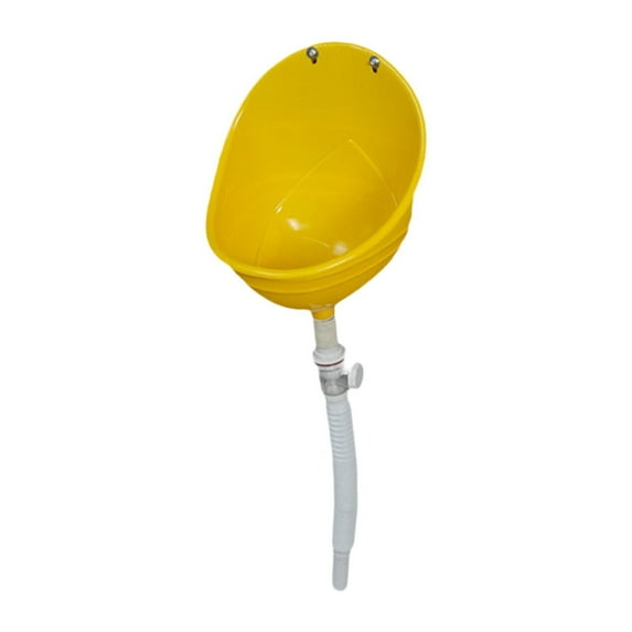 Dualoai Wall Mount Urinal High Efficiency Simple Kids Urinal Urinals Toilet Training Yellow