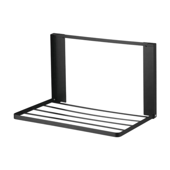 Dualoai Wall Mounted Clothes Drying Rack Clothes Rack for Living Room Bedroom Indoor Black