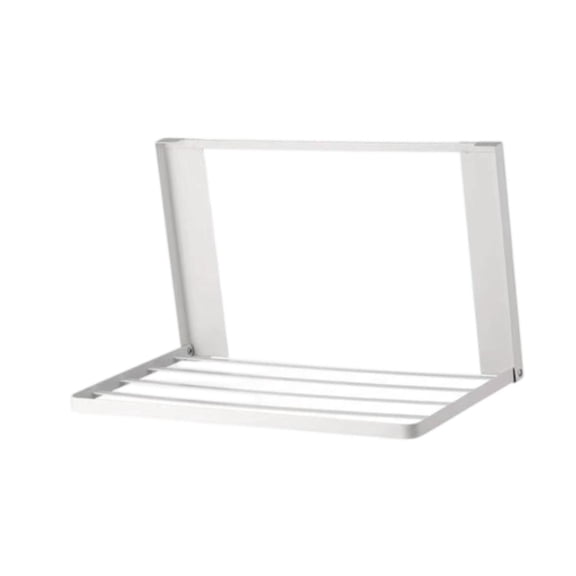 Dualoai Wall Mounted Clothes Drying Rack Clothes Rack for Living Room Bedroom Indoor White