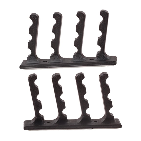 Dualoai Wall-mounted Rack Bow Arrow Hanging Storage Keys Holder Home Decor Black