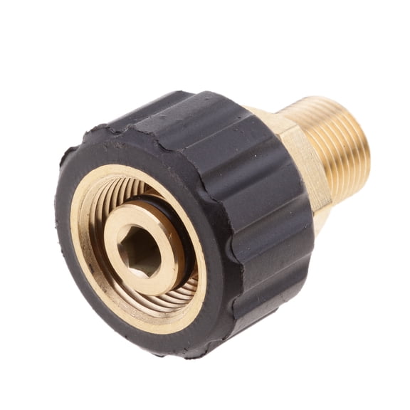 Dualoai Wash Jet Male 3/8 To Female M22x1.5 Quick Connector Quick Coupler Coupling