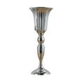 thumbnail image 1 of Dualoai Wedding Flower Vase Candle Holder for Ceremony Anniversary Table Centerpiece Silver L 12cmx39cm, 1 of 9