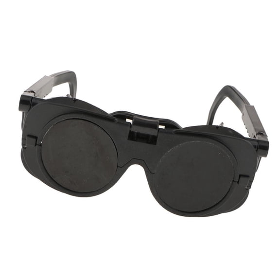Dualoai Welding Cutting Soldering Goggles Flip Up Eye Protection Dual Lens Glasses Black