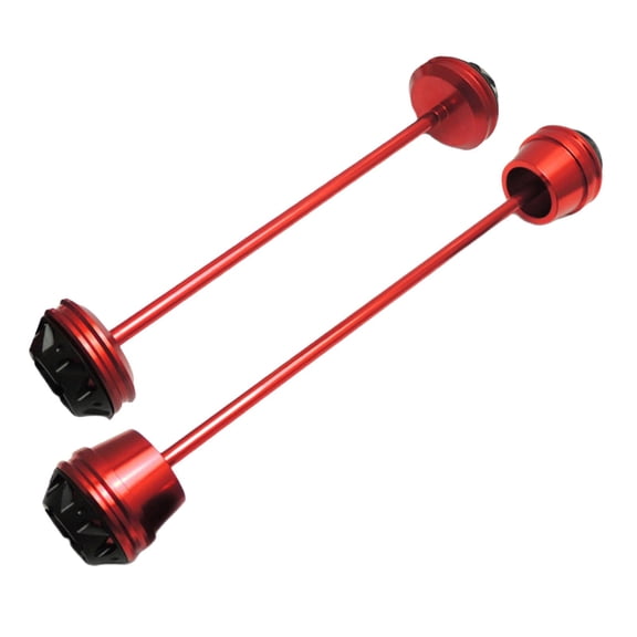 Dualoai Wheel Fork Axle Sliders Cap Crash Protector red