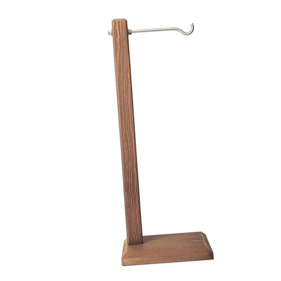 Dualoai Wind Chime Stand Display Rack with Flat Base, Ornament, Hanger Pendant Display Stand for Dinner Table Wedding Event Tabletop Brown