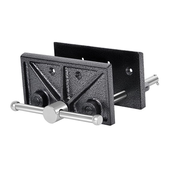 Dualoai Woodworking Vise Woodworking Tool Versatile Rotatable Handle Multipurpose Workbench Clamp Home Improvement for Engraving Home