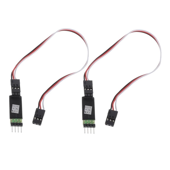 Dualoai gamchiano 2Pcs 3CH 6V Car RC Light Control Switch for RC Model Car DIY Accessory