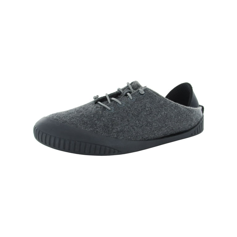 Dualyz Unisex Fit Wool Slipper Dark Grey Black Womens US 10 Mens US 8