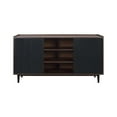 thumbnail image 1 of Duane Sideboard made from Engineered Wood in Dark Brown and Black, 1 of 13