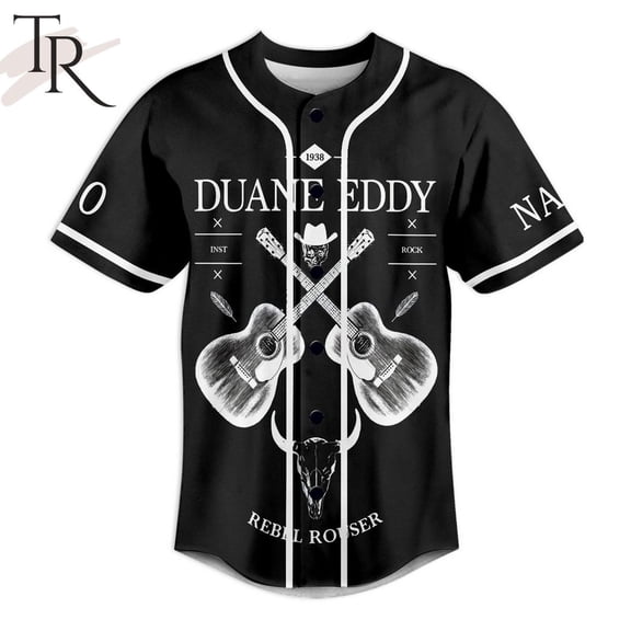 Duane Eddy The Twang's The Thang Custom Baseball Jersey