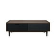 thumbnail image 1 of Manhattan Comfort Duane Coffee Table - Engineered Wood - Dark Brown & Black, 1 of 12