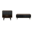 thumbnail image 1 of Duane End Table and Coffee Table from Engineered Wood in Dark Brown & Black, 1 of 11