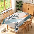 thumbnail image 1 of Duangreer Boho Leaf Rectangle Tablecloth, Modern Abstract Geometric Print Waterproof Wrinkle Resistant Table Cover with for Restaurant Picnic Indoor Outdoor, 52 x 70 Inch, 1 of 6
