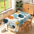 thumbnail image 1 of Duangreer Boho Style Rectangle Tablecloth, Multicolour Leaf Pattern, Washable Table Cover with Waterproof Wrinkle Resistant for Restaurant Picnic Indoor Outdoor, 60 x 84 Inch, 1 of 6