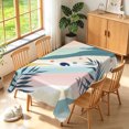thumbnail image 1 of Duangreer Modern Abstract Leaf Print Rectangle Tablecloth for Restaurant Picnic Indoor Outdoor, Retro Pumpkin and Maple Leaves Pattern, Waterproof Wrinkle Resistant, 60 x 70 Inch, 1 of 6