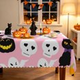 thumbnail image 1 of Duangreer Pink Halloween Rectangle Tablecloth, Party Decors Washable Table Cover with Waterproof Wrinkle Resistant, 60 x 120 Inch, 1 of 5