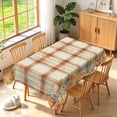 thumbnail image 1 of Duangreer Rectangle Tablecloth, Retro Pumpkin Star Pattern, Washable Table Cover with Waterproof Wrinkle Resistant for Restaurant Picnic Indoor Outdoor, 60 x 84 Inch, 1 of 6