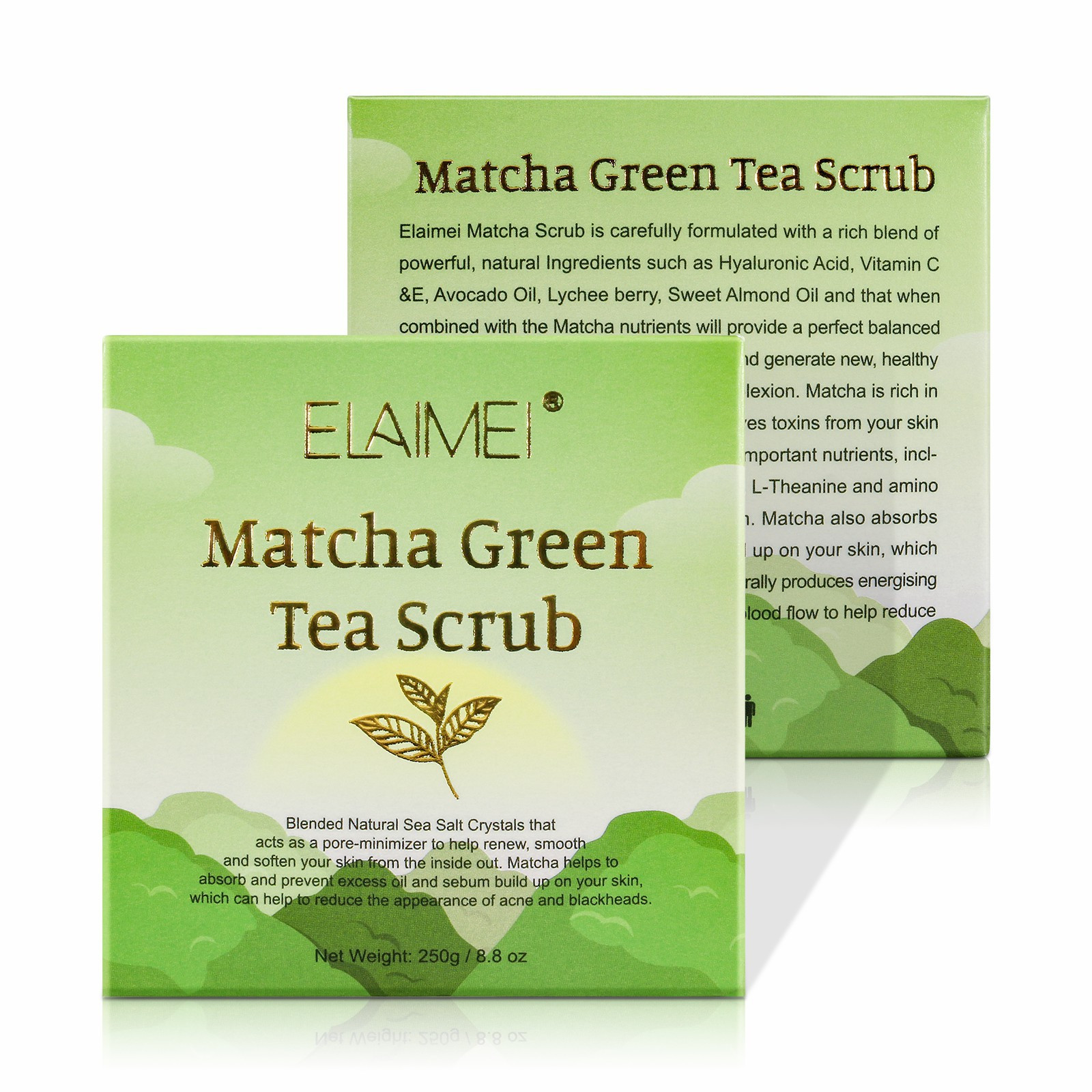 Duanminxi Matcha Body Scrub Moisturizing Dead Skin Horny Skin Softening