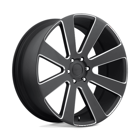 Dub 8-Ball 22X9.5 Matte Black Milled Wheel