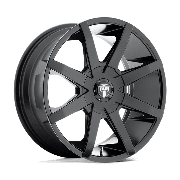 Dub S110 Push 20X8.5 5X108/5X114.3 45Et 87.1Cb Gloss Black Wheel