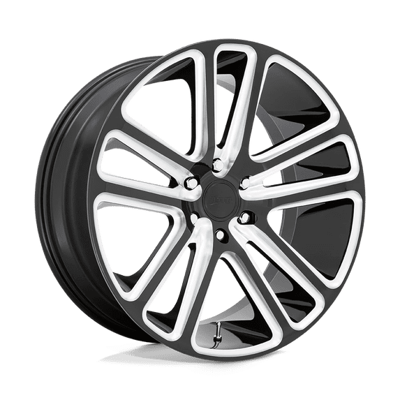 Dub S255 Flex 22X9.5 5X127 10Et 78.1Cb Gloss Black Milled Wheel