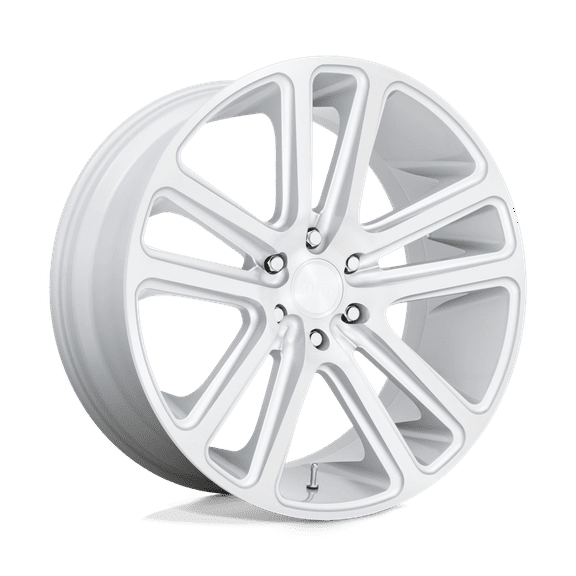 Dub S257 Flex 24X10 6X135 30Et 87.1Cb Gloss Silver Brushed Face Wheel