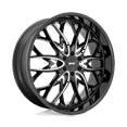 thumbnail image 1 of Dub S263 Og 26X10 6X5.5 25Et 87.1Cb Gloss Black Milled Wheel, 1 of 4