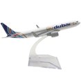 thumbnail image 1 of Dubai Airlines B737 Diecast Model Airplane 1:400 Scale, Perfect for Aviation Display & Collection, 1 of 3