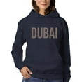 thumbnail image 1 of Dubai Bronze Banner Hoodie Women -Image by Shutterstock, Female Small, 1 of 4