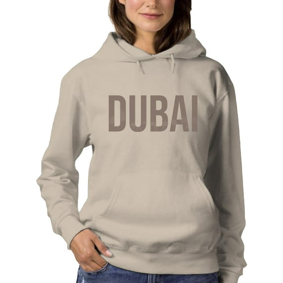 Dubai Bronze Banner Hoodie Women -Image by Shutterstock, Female XX-Large