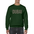 thumbnail image 1 of Dubai Bronze Lettering Banner Sweatshirt Men -Image by Shutterstock, Male x-Large, 1 of 4