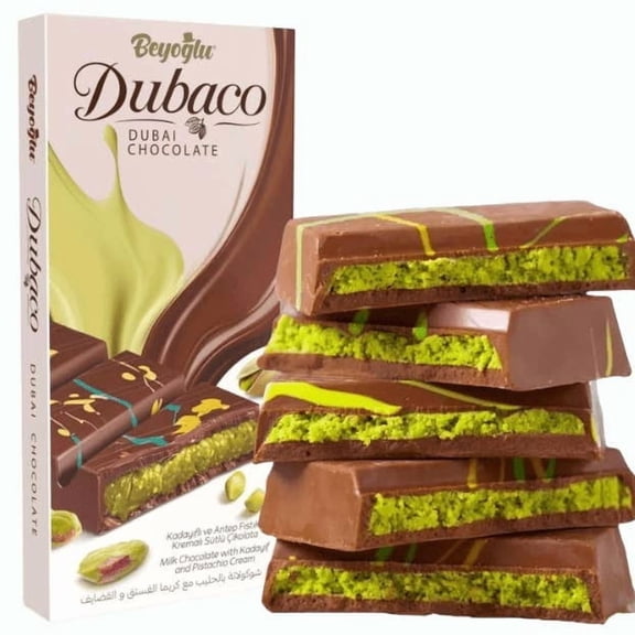 Dubaco Dubai Chocolate Dubai Style Milk Chocolates 200G