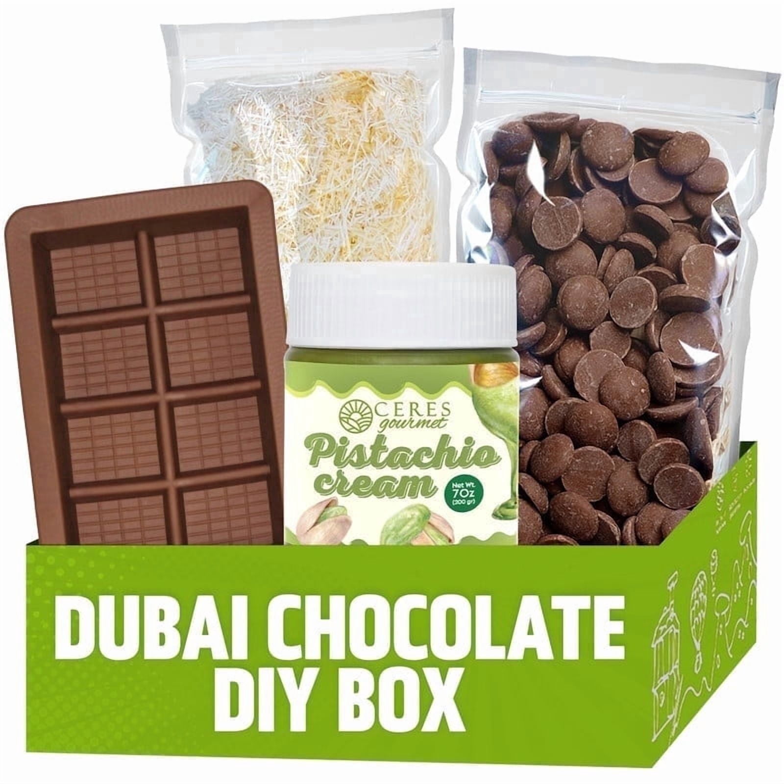 Ceres Gourmet Dubai Chocolate DIY Kit Milk Chocolates 22.8 oz