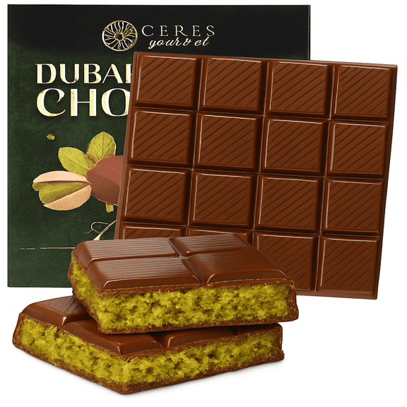 Ceres Gourmet Chocolate Bar Pistachio Knafeh Milk Chocolate - 3.5 oz