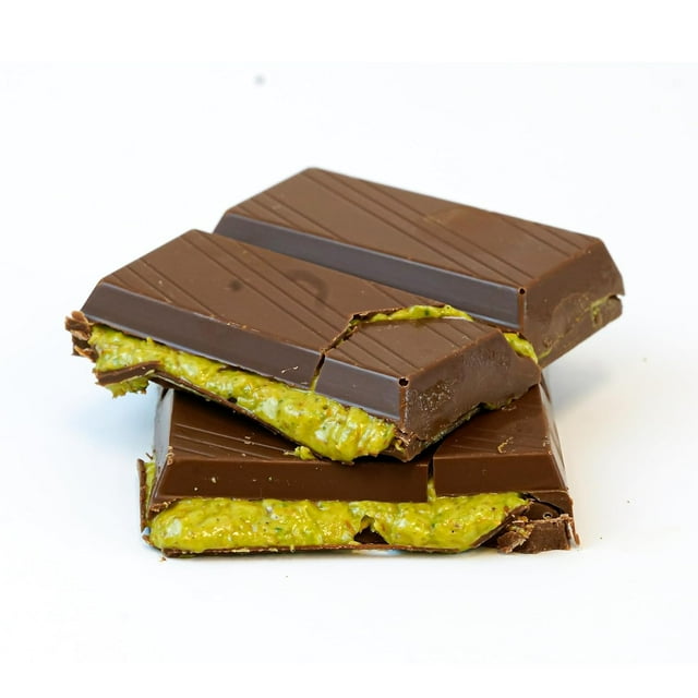 Dubai Chocolate Bar Premium Pistachios, Shredded Phyllo Dough, Crunchy Texture with Smooth