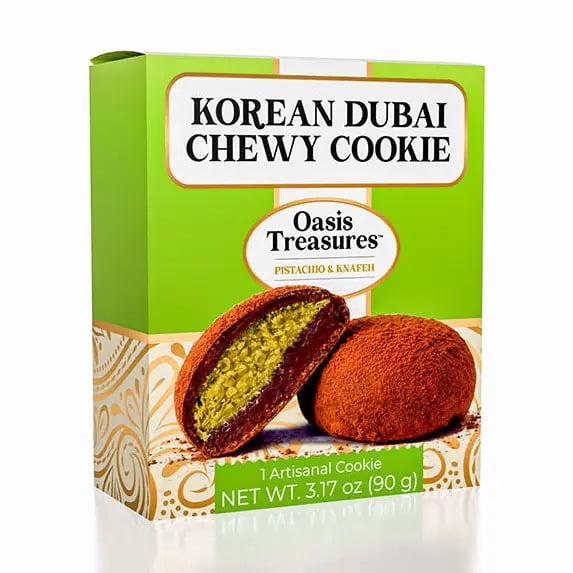 Dubai Chewy Cookie ジャンボサイズ Dubai Chocolate Flavor Korean Chewy Cookie (90g) -3.17 oz