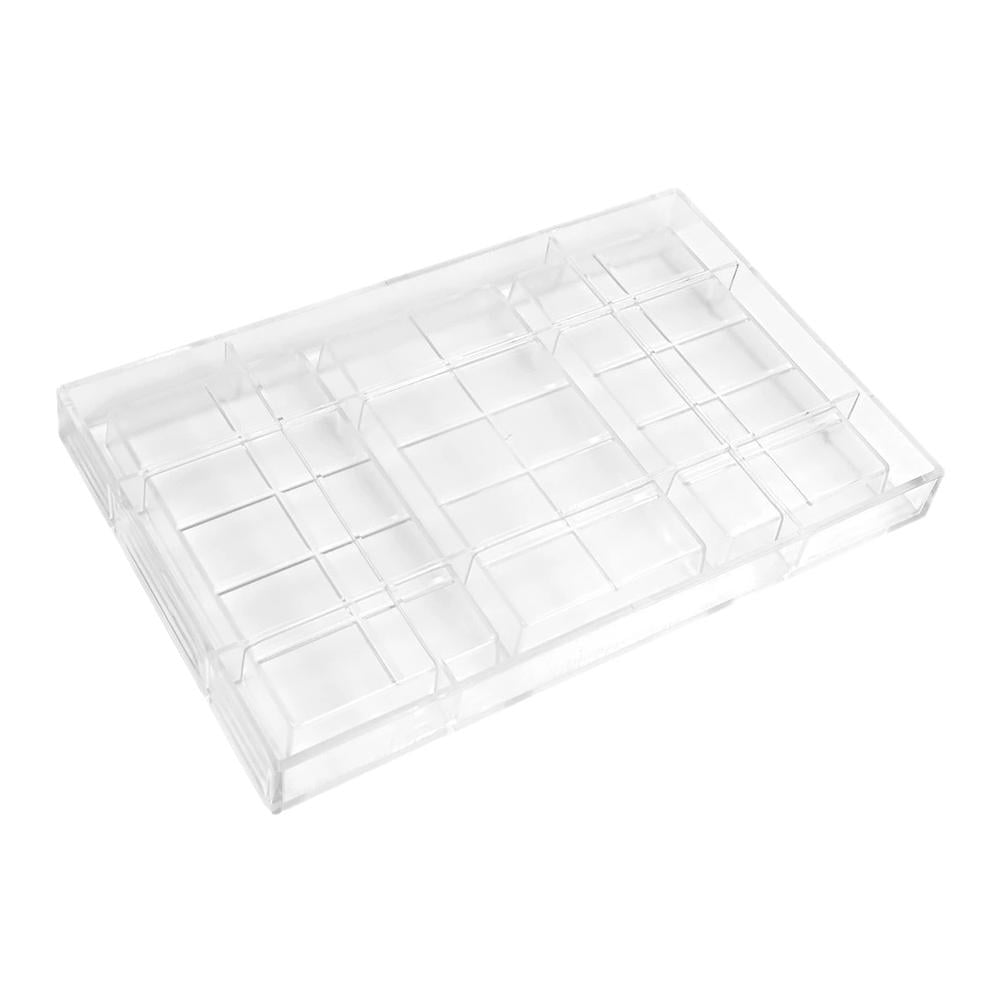 Dubai Chocolate Mold, 3-Cavities Deep Filled Break Apart Chocolate-bar Molds, Polycarbonate Mold for Chocolates Making, Ideal for Filling Pistachio Chocolates Candy Bar Mould