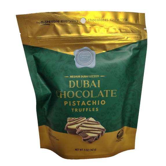 Dubai Chocolate Pistachio Truffles Meshur Dubai Lezzeti 5 Oz