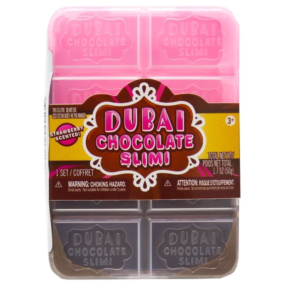Dubai Chocolate Slimi Strawberry Scented Slime