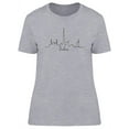 thumbnail image 1 of Dubai City Skyline Design T-Shirt Women -Image by Shutterstock, Female Small, 1 of 2