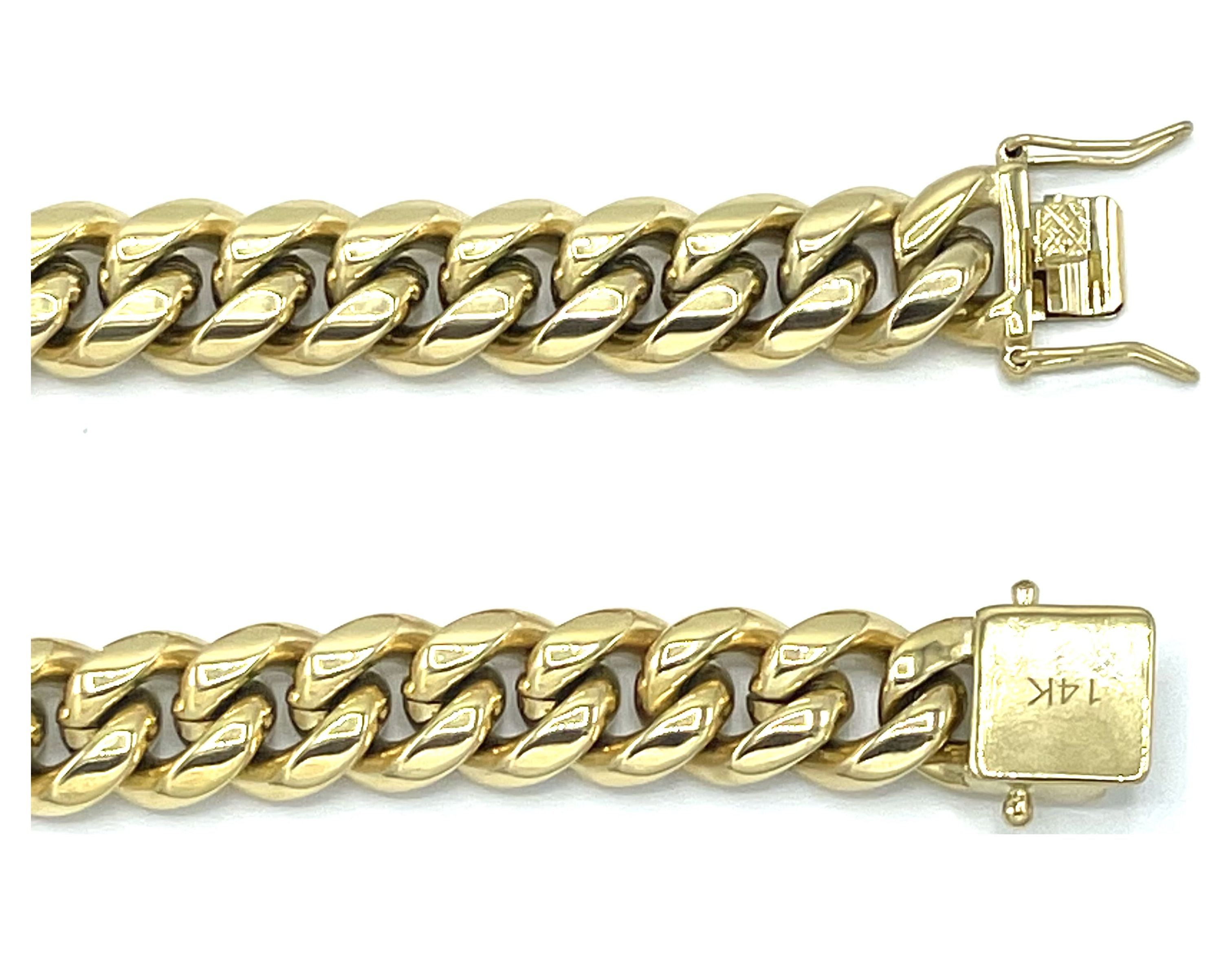 14K Gold Cuban Link Necklace