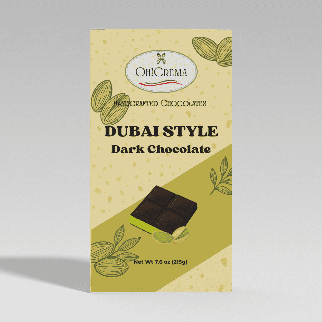 Dubai Dark Chocolate Bar - Oh! Crema - Premium Dubai Chocolate