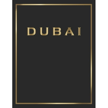 Dubai: Gold and Black Decorative Book - Perfect for Coffee Tables, End Tables, Bookshelves, Interior Design & Home Staging Ad