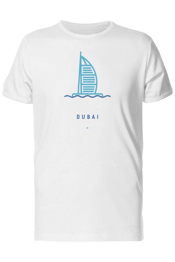 Dubai Landmark Burj Al Jarab T-Shirt Men -Image by Shutterstock, Male Large