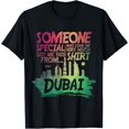 thumbnail image 1 of Dubai Skyline Gift Souvenir T-Shirt men and women can wear, black, white, gifts, 1 of 4