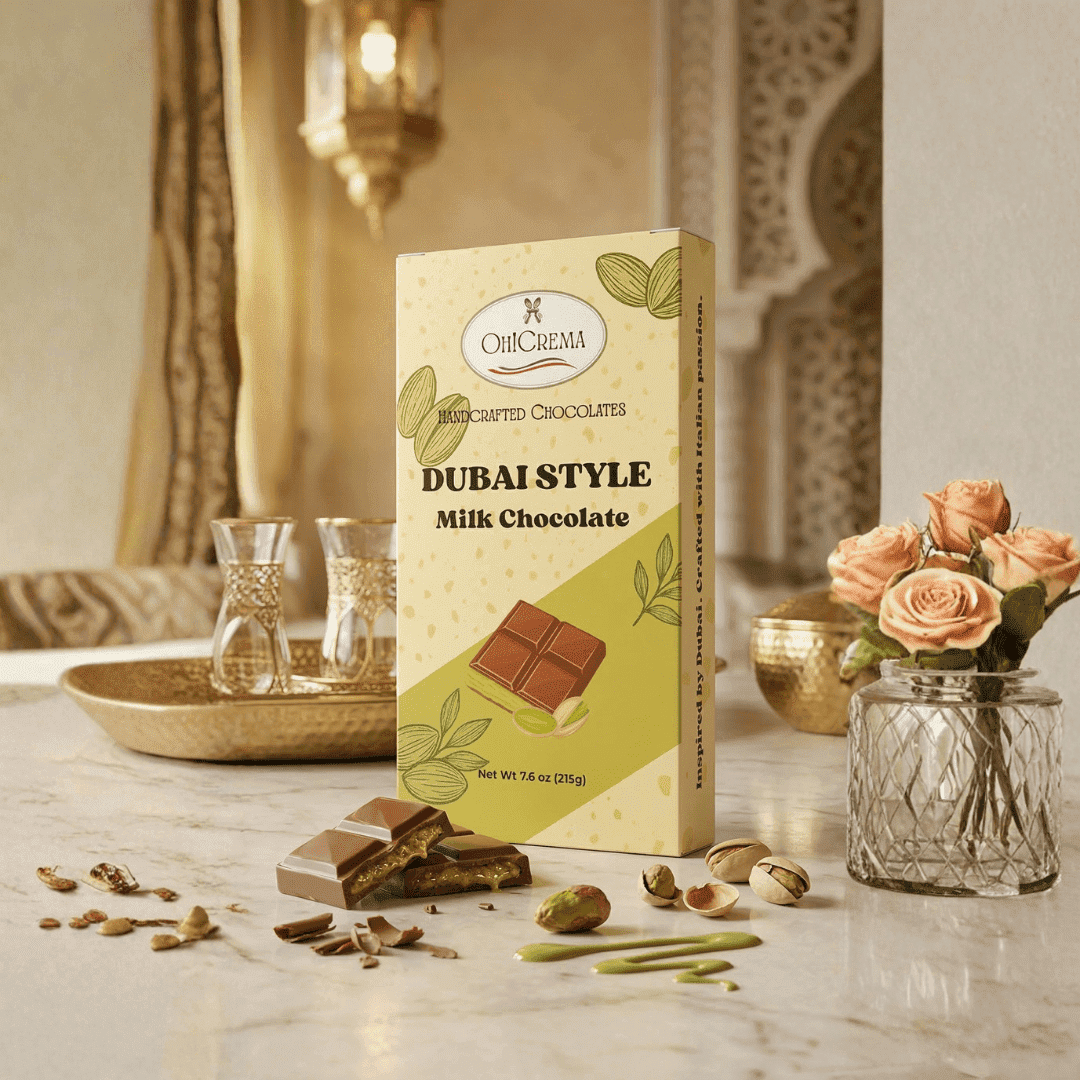 Dubai Milk Chocolate Bar – Pistachio Delight 7.6 oz
