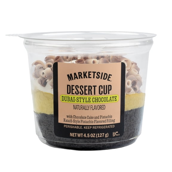 Marketside Dubai-Style Chocolate Dessert Cup with Pistachio Mousse, 4.5oz, 1 Count